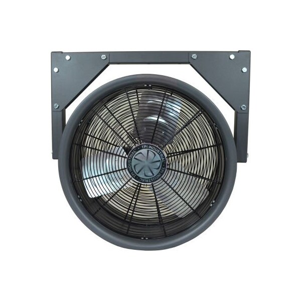 Tpi High Velocity Air Circulator Blower Fan, Yoke Mount, 30 in Blade Dia, 9,000 cfm - HV30480V3