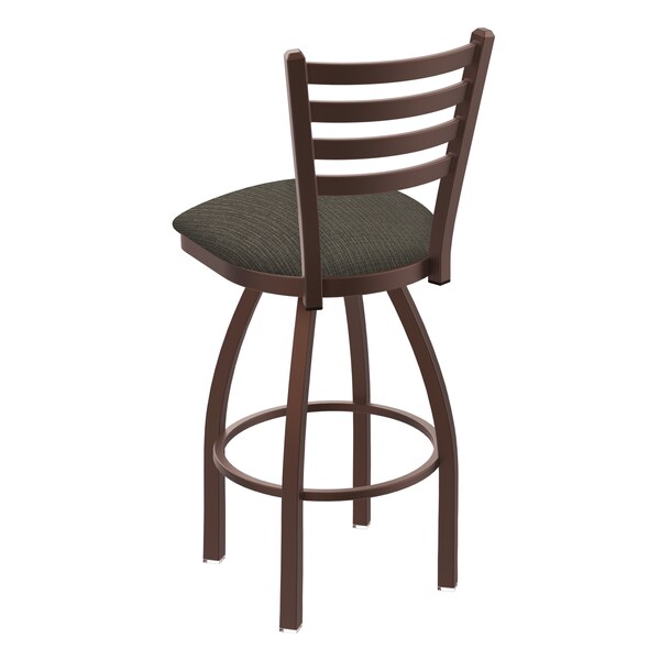 Holland Bar Stool Co 25" Swivel Counter Stool, Bronze Finish, Graph Chalice Seat - 41025BZ019