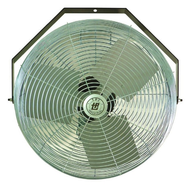 Tpi Workstation Fan, Any Surface, Ceiling, Machines, Wall, Work Bench Mount, 12 in Blade Dia, 120V - U-12-TE