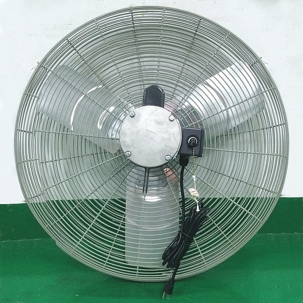 Dayton Standard Duty Industrial Fan, Ceiling, IBeam, Pedestal, Wall Mount, 24 in Blade Dia, 115V - 1VCE8