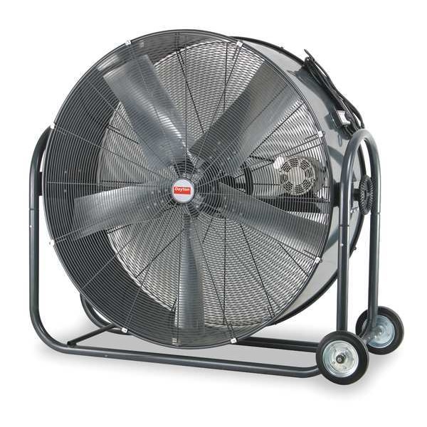 Dayton Standard Duty Air Circulator, Floor Mount, 42 in Blade Dia, 115V, 10,000/18,000 cfm - 1YNW8