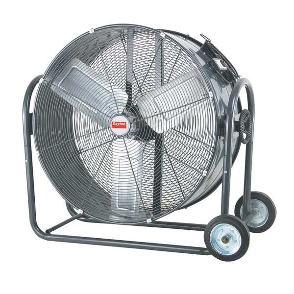 Dayton Standard Duty Air Circulator, Floor Mount, 42 in Blade Dia, 115V, 10,000/18,000 cfm - 1YNW8
