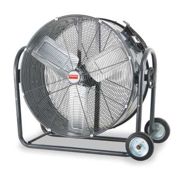 Dayton Standard Duty Air Circulator, Floor Mount, 42 in Blade Dia, 115V, 10,000/18,000 cfm - 1YNW8