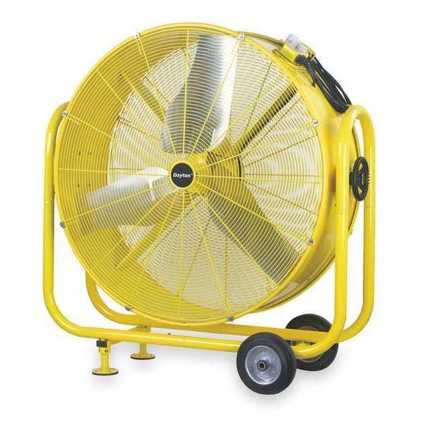 Dayton Outdoor Air Circulator, Floor Mount, 36 in Blade Dia, 120V, 8350/12,250 cfm, Non-Oscillating - 2RDZ3