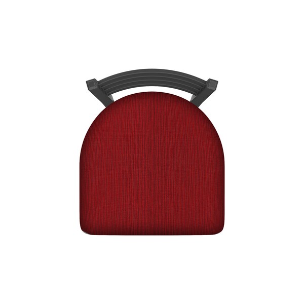 Holland Bar Stool Co 25" Swivel Counter Stool, Pewter Finish, Graph Ruby Seat - 41025PW016