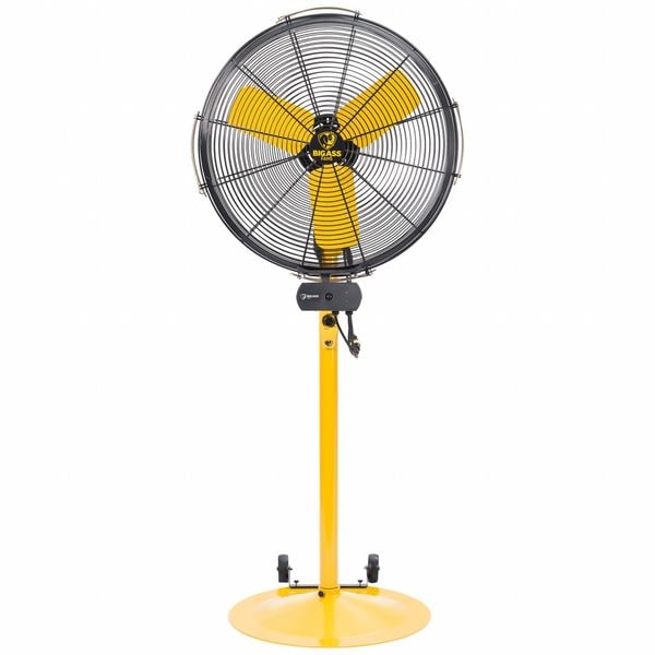 Big Ass Fans Corrosion Resistant Industrial Fan, Mobile Mount with Wheels Mount, 36-1/2 in Blade Dia, 120V - F-AE1-3601L10S34