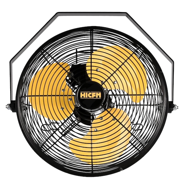 Edendirect Fan, Wall Mount, 12 in Blade Dia, 120V, 1,700/2,100/2,500 cfm - IR-FANW12A