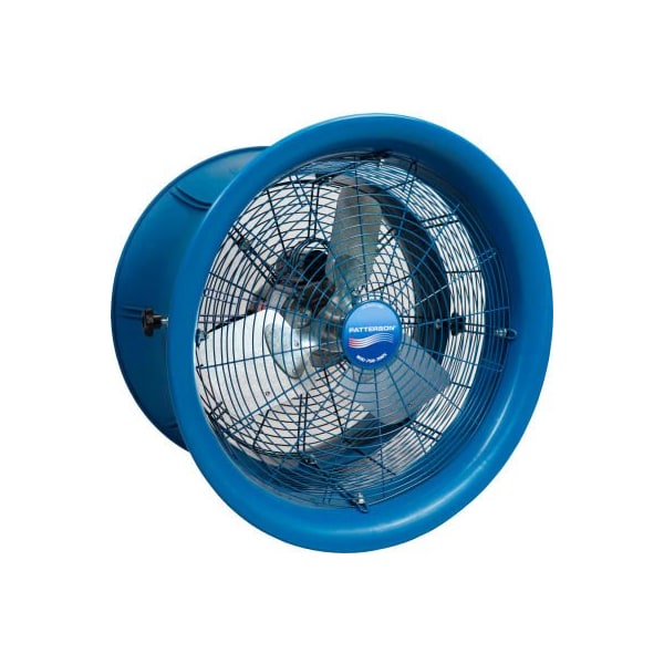 Patterson Industrial Drum Fan, Yoke Mount, 22 in Blade Dia, 5,570 cfm - H22A