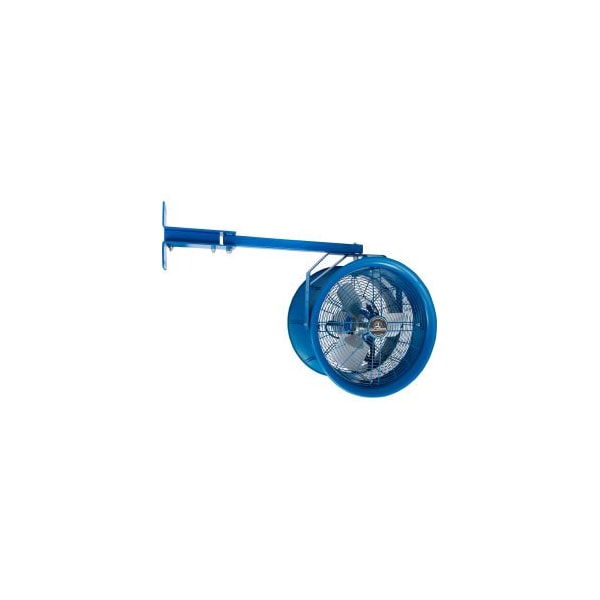 Patterson High Velocity Truck Cooler Fan, Swing Arm & Yoke Mount, 14 in Blade Dia, 2,600 cfm - TC14A