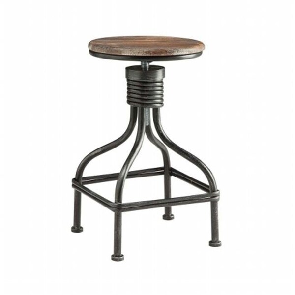 4D Concepts 4D Concepts 141301 Locker Collection Swivel Stool; Black & Grey - 141301