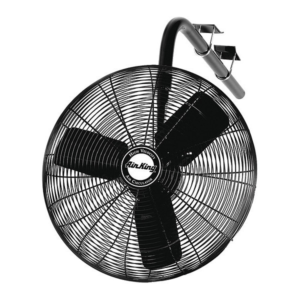 Air King Fan, I-Beam Mount, 24 in Blade Dia, Oscillating - 9625