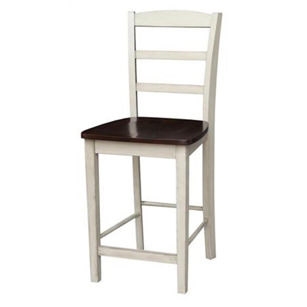 International Concepts International Concepts 24 in. Madrid Counter Height Stool - Almond - S12-402