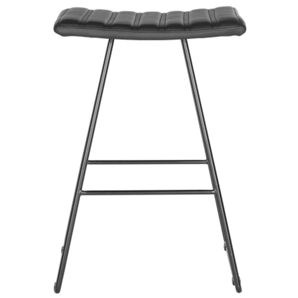 Safavieh Akito Counter Stool, Black - 26 X 16 X 16.5 In. - FOX2011B-SET2
