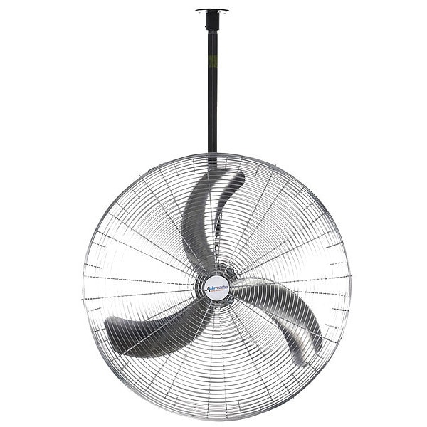 Airmaster Fan Heavy Duty Air Circulator, Ceiling Mount, 30 in Blade Dia, 115V - 37138