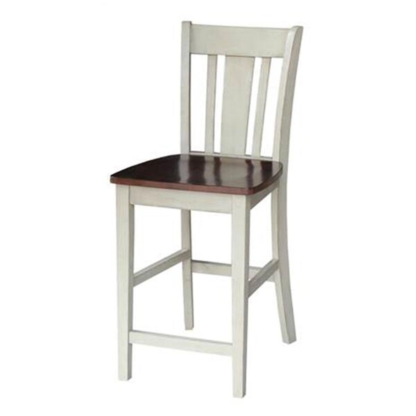 International Concepts International Concepts 24 in. San Remo Counter Height Stool - Almond - S12-102