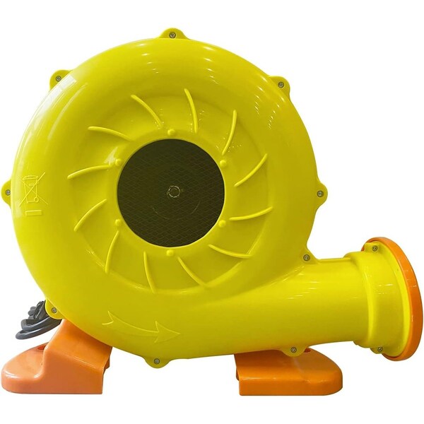 Edendirect 13 in. 1 fan speeds Drum Fan in Yellow with Easy-Handhold Grip Design - IR-FJ-1100-US