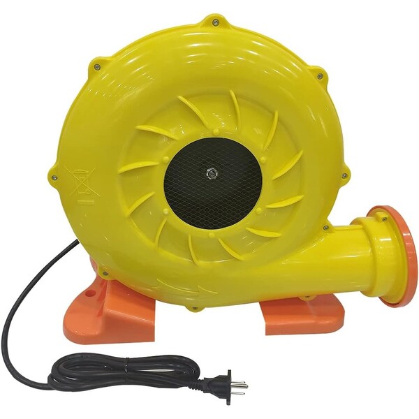 Edendirect 13 in. 1 fan speeds Drum Fan in Yellow with Easy-Handhold Grip Design - IR-FJ-1100-US