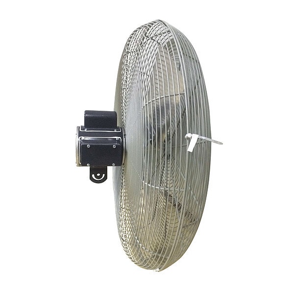 Dayton High Ambient Air Circulator, Ceiling, IBeam, Pedestal, Wall Mount, 30 in Blade Dia, 115V, 8,900 cfm - 4VAC5