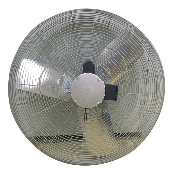 Dayton High Ambient Air Circulator, Ceiling, IBeam, Pedestal, Wall Mount, 30 in Blade Dia, 115V, 8,900 cfm - 4VAC5
