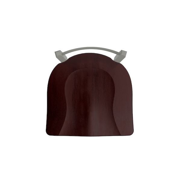 Holland Bar Stool Co 25" Low Back Swivel Counter Stool, Nickel Finish, Dark Cherry Maple Seat - 82125ANDCMPL