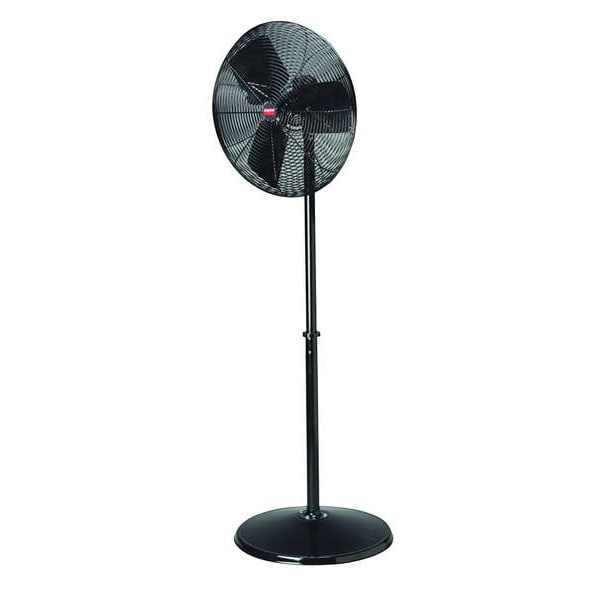 Dayton Light Duty Industrial Fan, Pedestal Mount, 18 in Blade Dia, 115V, 2,460/3,480 cfm, Non-Oscillating - 6ALE6