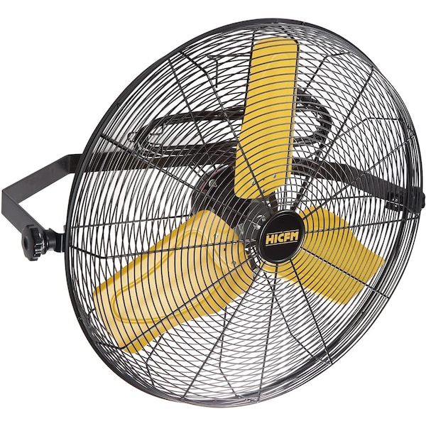 Edendirect Fan, Wall Mount, 24 in Blade Dia, 120V, 7,300/9,100 cfm - IR-FANW24