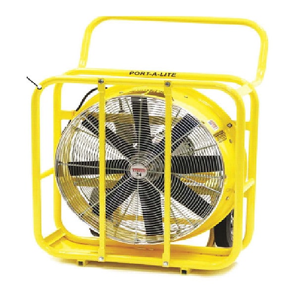 Tempest Standard Duty Air Circulator, Floor Mount, 24 in Blade Dia, 115/208-230V, 12,867 cfm - 913-1070