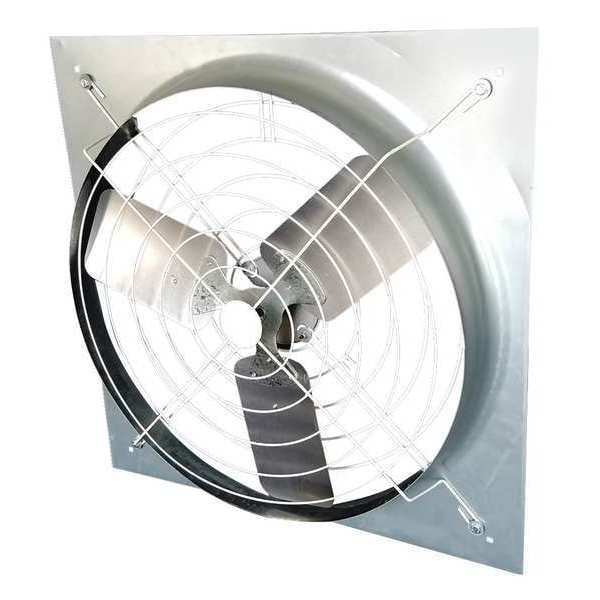 Dayton Air Circulator, Ceiling, IBeam, Pedestal, Wall Mount, 24 in Blade Dia, 115/230V, Non-Oscillating - 24P4G-13-G