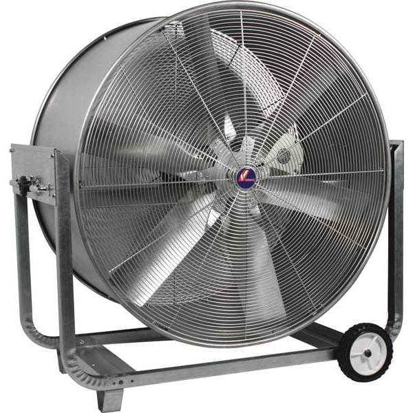 Venco Drum Fan, 42 in Blade Dia, Non-Oscillating - VMAC-42-BD-MTC