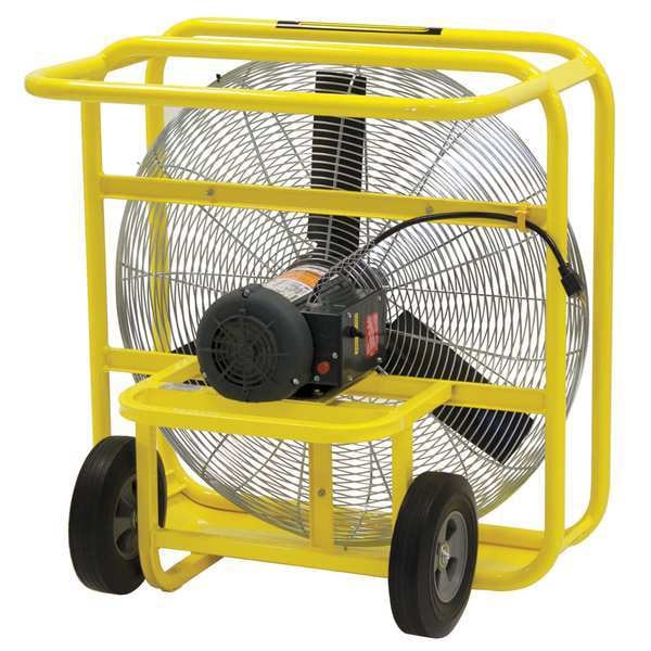 Tempest Standard Duty Air Circulator, Floor Mount, 30 in Blade Dia, 115/208-230V, 13,000 cfm - 913-1080