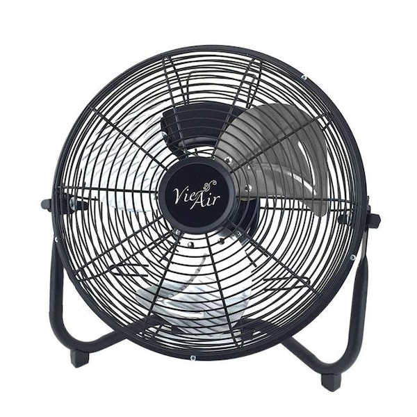 Vie Air Vie Air VA-12 12 in. High Velocity All Metal Tilting 3 Speed Floor Fan - VA-12