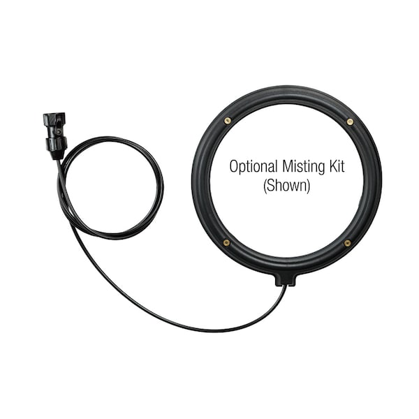 King Electric Outdoor Air Circulator, 24 in Blade Dia, Oscillating - PFO-24