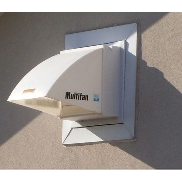 Multifan Corrosion Resistant Standard Duty Industrial Fan, Ceiling, Wall Mount, 50 in Blade Dia, 240V - K4E13K0M11100