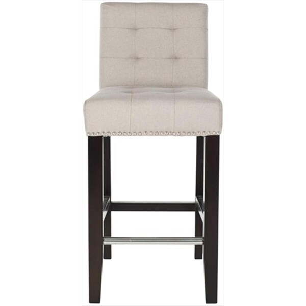 Safavieh Thomas Nailhead Counter Stool - Beige - MCR4511B