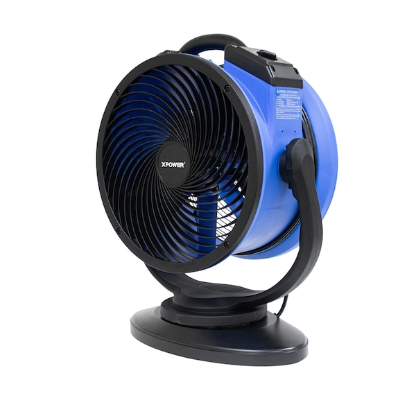 Xpower Multipurpose Air Circulator, 14 in Blade Dia, 115V, 2,100 cfm, Oscillating - FC-300S
