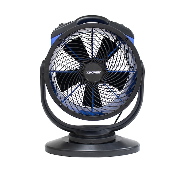 Xpower Multipurpose Air Circulator, 14 in Blade Dia, 115V, 2,100 cfm, Oscillating - FC-300S