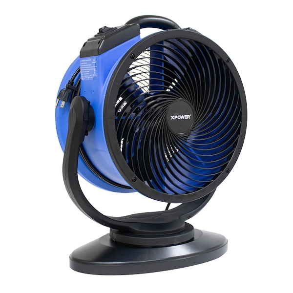 Xpower Multipurpose Air Circulator, 14 in Blade Dia, 115V, 2,100 cfm, Oscillating - FC-300S