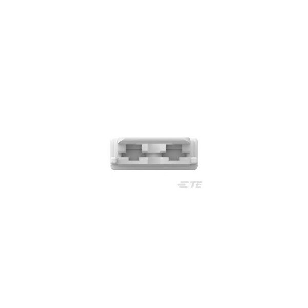 Te Connectivity FASTON REC HSG 2P PBT NAT - 928673-1