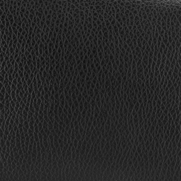 Armen Living Eleanor 26in Swivel Counter Stool in Brushed Stainless Steel and Black Faux Leather - LCELBABSBLK26