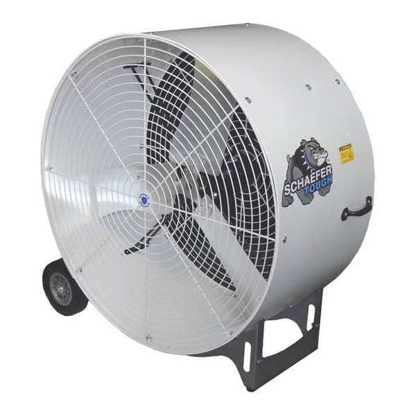 Schaefer Standard Duty Air Circulator, Floor Mount, 36 in Blade Dia, 115V, 11,700 cfm, Non-Oscillating - VKM36-O