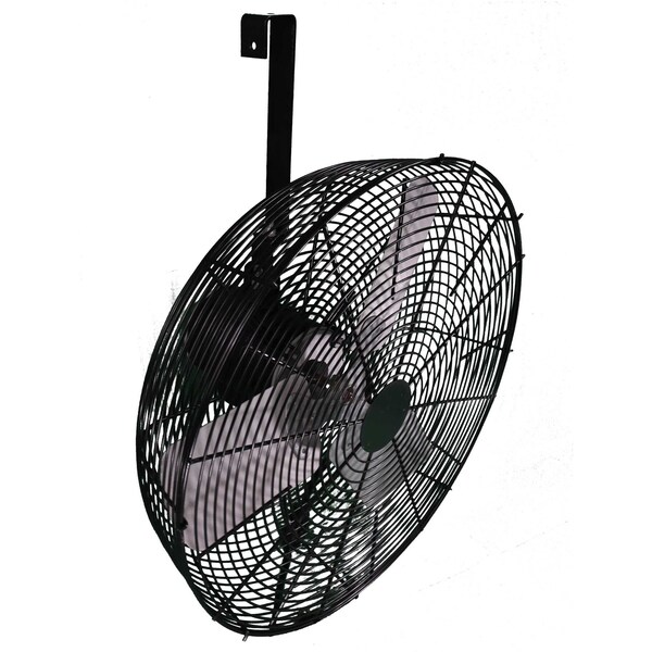 Hessaire Air Circulator, Rafter Mount, 24 in Blade Dia - 24B4B-S