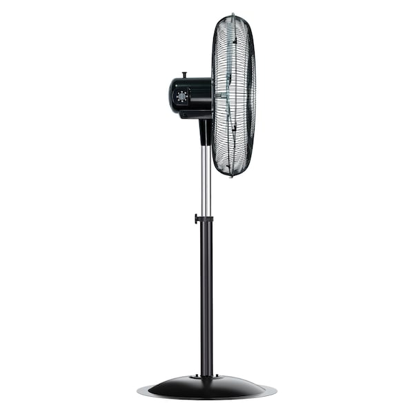 Mytek High Velocity Industrial Air Circulator, 24 in Blade Dia, 120V, Oscillating - 3367K1-SSMY4