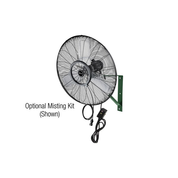 King Electric Outdoor Air Circulator, Wall Mount, 24 in Blade Dia, Oscillating - WFO-24