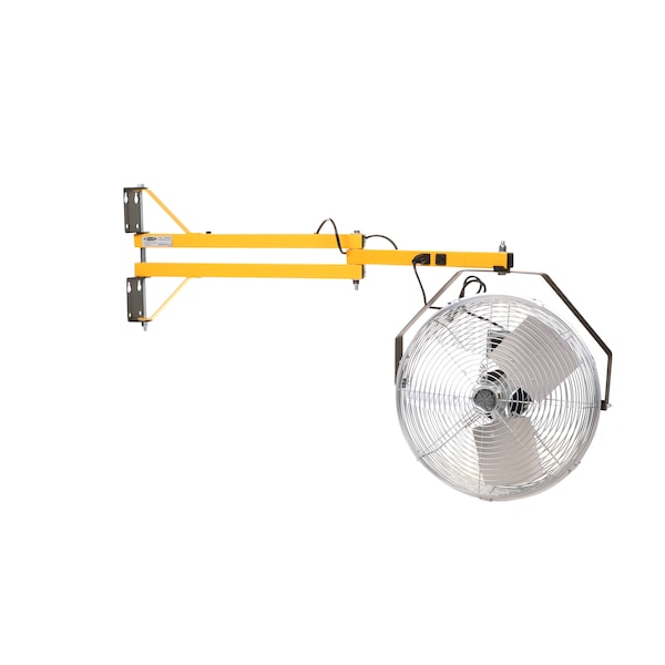 Tpi Dock Arm Fan Head, 18 in Blade Dia, 120V - 24-LDF-TE