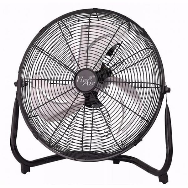Vie Air Heavy Duty Industrial High Velocity Floor Fan, 14 in Blade Dia - VA-14