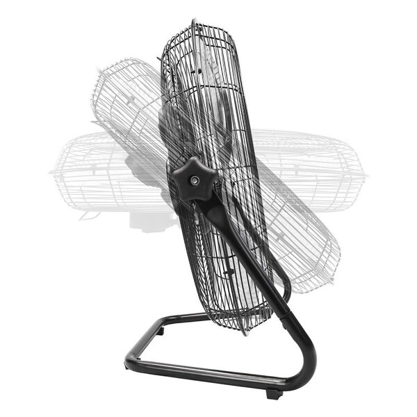 Maxx Air MaxxAir HVFF 20 High-Velocity Floor Fan, 20 in Dia Blade, 1500 to 2250 cfm, 3-Speed, Black - HVFF 20