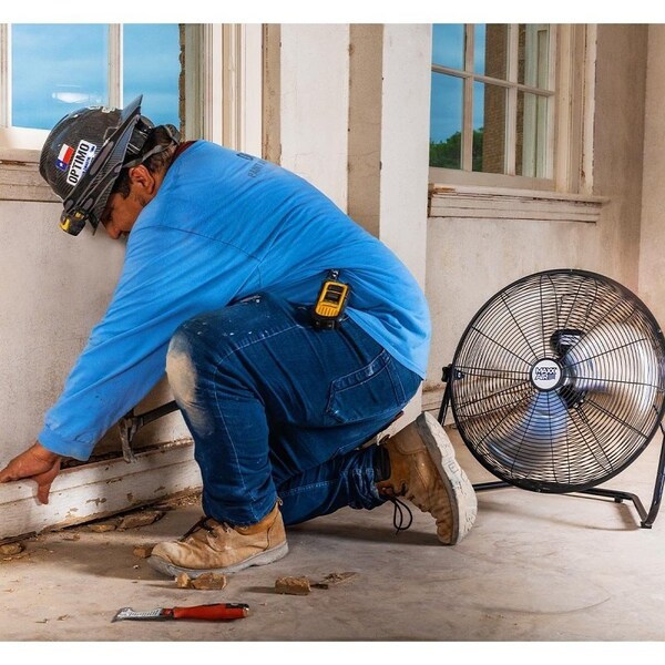 Maxx Air MaxxAir HVFF 20 High-Velocity Floor Fan, 20 in Dia Blade, 1500 to 2250 cfm, 3-Speed, Black - HVFF 20