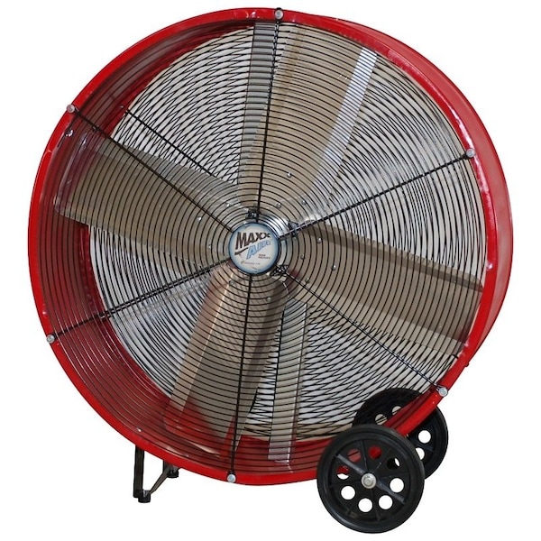 Maxx Air Direct Drive Drum Fan, 656 A, 120 V, 2Speed, 460 to 710 rpm Speed, 6300 to 9000 cfm Air, Steel - BF36DD