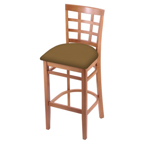 Holland Bar Stool Co 25" Counter Stool, Medium Finish, Canter Saddle Seat - 313025MED012