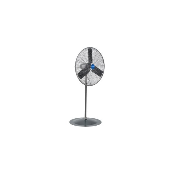 Global Equipment 30" Industrial Pedestal Oscillating Fan, 8775 CFM, 1/3 HP - FS-75X-C